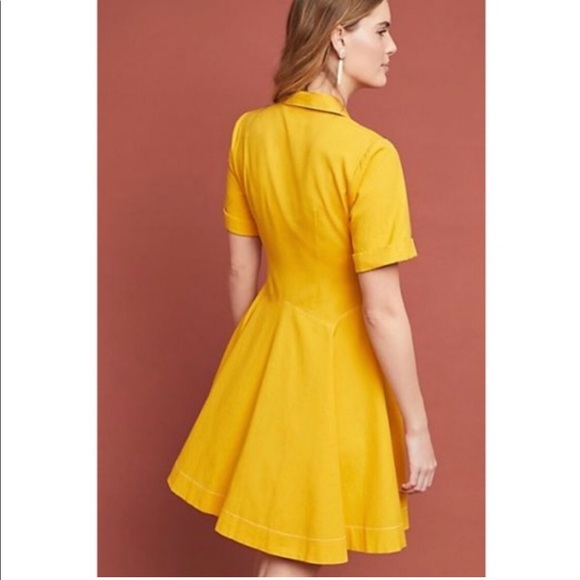 RARE NWT Anthropologie Varadero Collared Dress - Picture 2 of 3